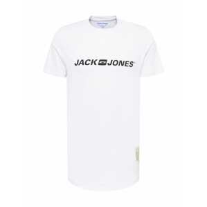 JACK & JONES Tričko 'REMEMBER'  biela / čierna