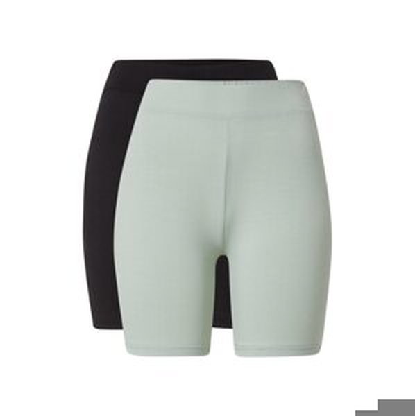 South Beach Športové nohavice 'SUSTAINABLE'  čierna / pastelovo zelená