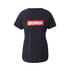 NEBBIA Funkčné tričko  čierna / červená / biela