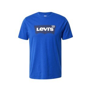 LEVI'S Tričko  modrá / tmavomodrá / biela