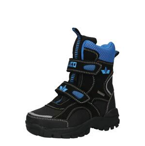 LICO Snowboots 'Samuel'  čierna / svetlomodrá