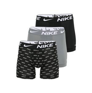 NIKE Športové nohavičky  čierna / biela / sivá