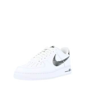Nike Sportswear Nízke tenisky 'AIR FORCE 1'  biela / čierna / sivá