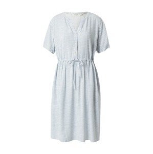 Cream Košeľové šaty 'Ferina'  dymovo modrá / biela