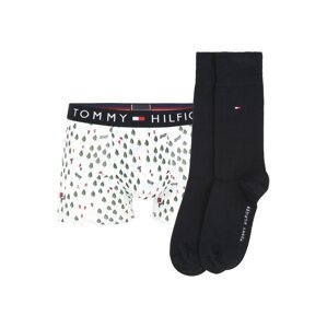 Tommy Hilfiger Underwear Boxerky 'Trunk & Sock'  biela / opálová / tmavozelená / červená / čierna