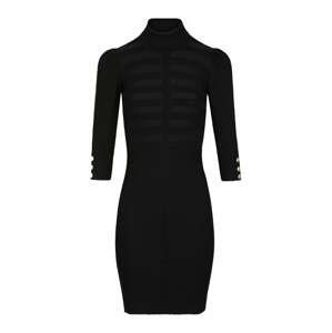 Morgan Puzdrové šaty '212-RMTO'  čierna