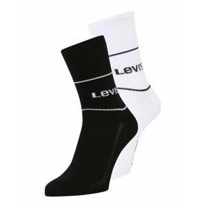 LEVI'S Ponožky  čierna / biela