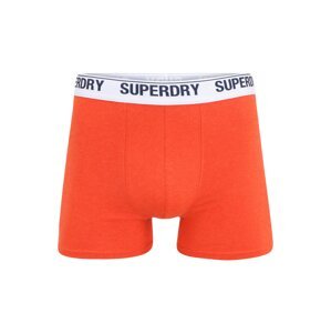 Superdry Boxerky  modrá / oranžová / biela