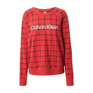 Calvin Klein Underwear Tričká na spanie  červená / čierna / biela