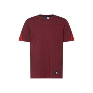ADIDAS PERFORMANCE Funkčné tričko  červená / čierna / biela / tmavočervená