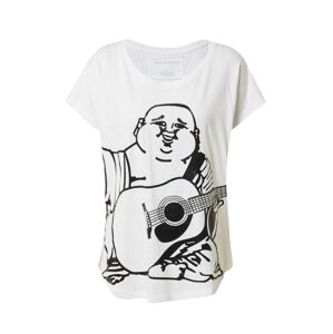 True Religion T-Shirt 'BUDDHA'  biela / čierna