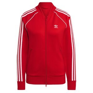 ADIDAS ORIGINALS Prechodná bunda  červená / biela