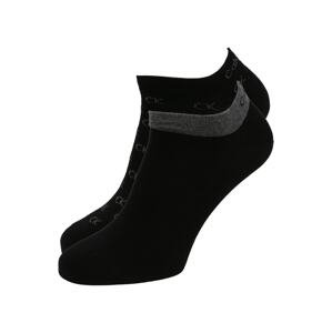 Calvin Klein Underwear Ponožky  čierna / tmavosivá