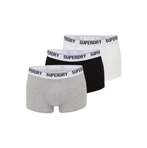 Superdry Boxerky  svetlosivá / čierna / biela