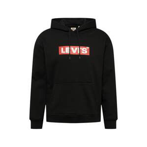 LEVI'S Mikina  grenadínová / čierna / biela