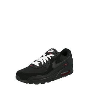 Nike Sportswear Nízke tenisky 'Air Max 90'  čierna / biela / červená