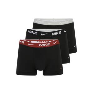 NIKE Športové nohavičky  čierna / biela / sivá / červená