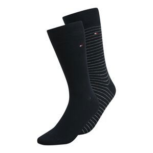 Tommy Hilfiger Underwear Ponožky 'TH MEN SOCK 1P WOOL CABLE'  tmavomodrá