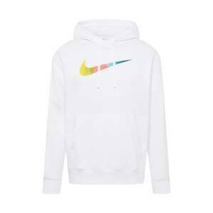 Nike Sportswear Mikina  biela / lososová / zlatá / tyrkysová / horčicová