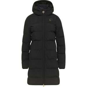 MYMO Zimný kabát  čierna / hnedá