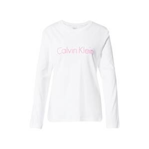 Calvin Klein Underwear Tričká na spanie  biela / svetloružová