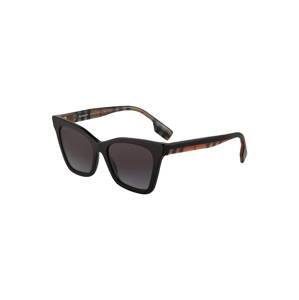 BURBERRY Sonnenbrille '0BE4346'  čierna / hnedá / červená