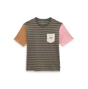 VANS Tričko 'WM STRIPED POCKET TEE'  zmiešané farby