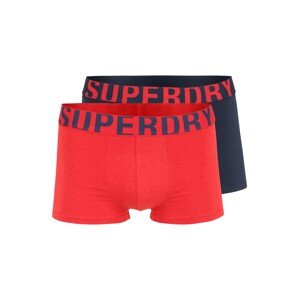 Superdry Boxerky  tmavomodrá / červená