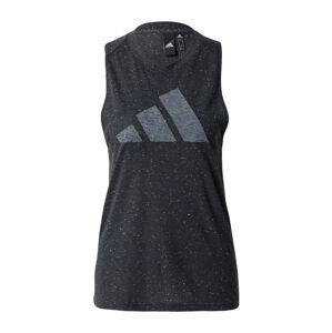 ADIDAS PERFORMANCE Top  čierna / sivá