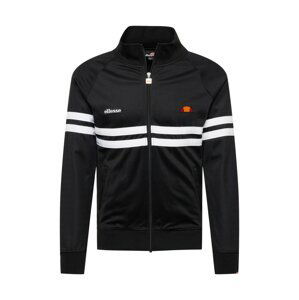 ELLESSE Prechodná bunda 'Rimini'  čierna / biela / červená / oranžová