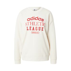 ADIDAS ORIGINALS Mikina  červená / krémová