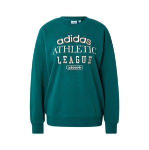 ADIDAS ORIGINALS Mikina  smaragdová / ružová