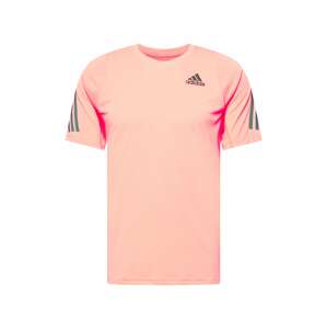 ADIDAS PERFORMANCE Funkčné tričko  tmavosivá / pastelovo oranžová