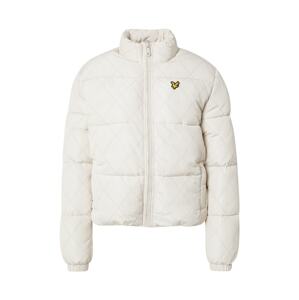 Lyle & Scott Prechodná bunda 'Argyle'  krémová / čierna / sivá / zlatá