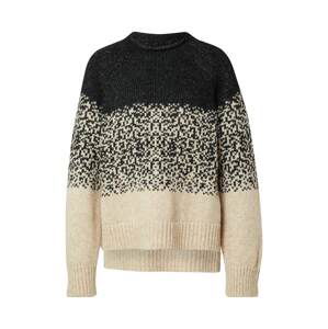 Blanche Pullover 'Frances'  čierna / svetlobéžová