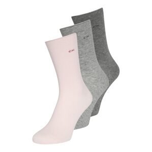 Calvin Klein Underwear Ponožky  ružová / sivá melírovaná / tmavosivá