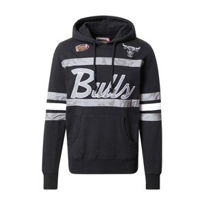 Mitchell & Ness Mikina  čierna / svetlosivá / biela / sivá