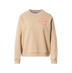 Crās Sweatshirt  farba ťavej srsti / fuksia