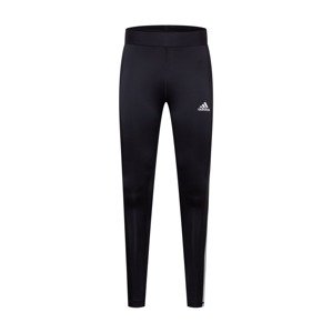 ADIDAS PERFORMANCE Športové nohavice 'Techfit'  čierna / biela