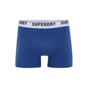 Superdry Boxerky  modrá / tmavomodrá / biela