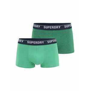 Superdry Boxerky  tmavomodrá / zelená / mätová / biela