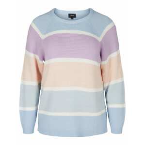 Zizzi Pullover 'Cille'  modrá / žltá / fialová / mätová / biela