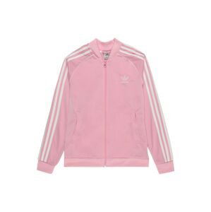 ADIDAS ORIGINALS Športová bunda 'Adicolor SST'  biela / ružová