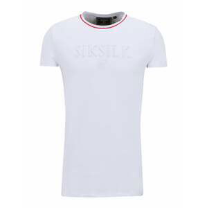 SikSilk Tričko  biela / červená