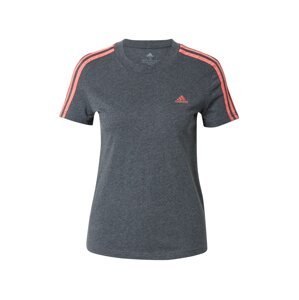 ADIDAS PERFORMANCE Funkčné tričko  krvavo červená / tmavosivá