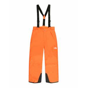 THE NORTH FACE Outdoorové nohavice 'SNOWQUEST SUSPENDER'  oranžová / čierna / biela