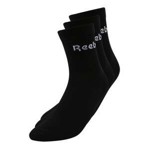 Reebok Sport Športové ponožky  čierna / biela