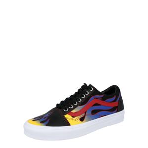 VANS Nízke tenisky 'Old Skool'  čierna / červená / modrá / zlatá žltá