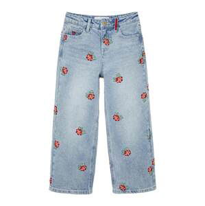 Desigual Džínsy 'Saxo'  modrá denim / červená / zelená