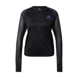 ADIDAS PERFORMANCE Funkčné tričko  modrosivá / čierna